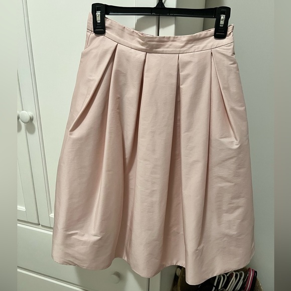 White House Black Market Soft Pink A-Line Skirt - Picture 1 of 4